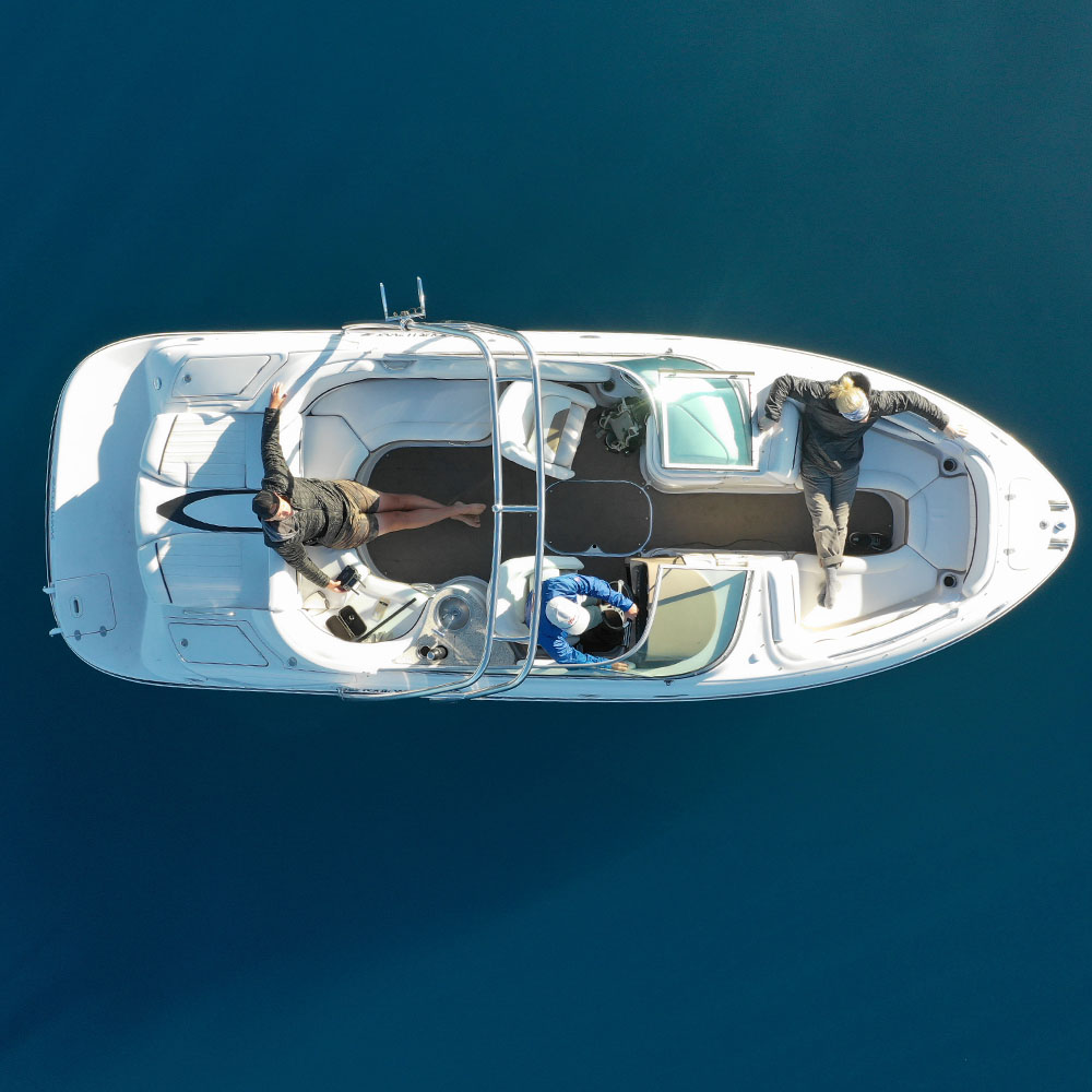 Boat Tahoe | Four Winns Horizon 240 - Overhead